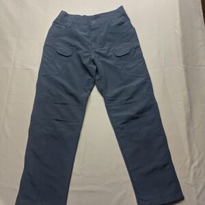 Tactical Series Mens Grey Ripstop Cargo Pants Size M Articulated Knee Outdoor